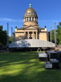 i:Tecs baut Open-Air-Bühne aus Litecraft Truss für Anhaltisches Theater Dessau