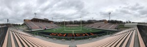 Electro-Voice MTS point-source loudspeaker system installed at Paul Brown Tiger Stadium