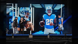 4Wall energizes Detroit Lions new uniform reveal with more than 100 Chauvet fixtures