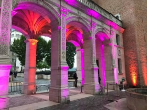 Chauvet fixtures used for La Nuit des Musées at Château de Pau