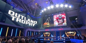 Innovative Show Design’s Elation rig at College Football Awards on ESPN