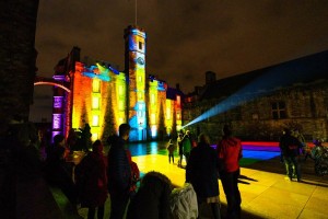 Ayrton Perseo supports Castle of Light in Edinburgh