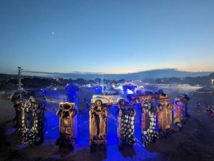 Various ChamSys consoles in action at Glastonbury 2023