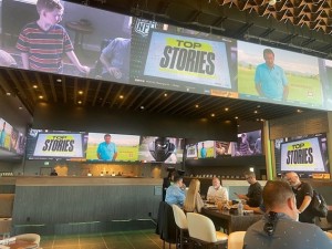 DraftKings Sportsbook “cascades” TVOne Coriomaster2 processors to feed video walls