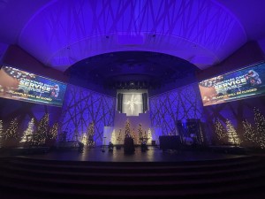 Vari-Lite VL1600 Profile adds textures and effects at church in Dallas