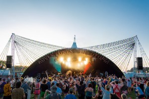 Martin Audio MLA on duty at Shambala