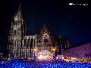 dBTechnologies beschallt Jubiläumskonzerte der Bläck Fööss vor dem Kölner Dom