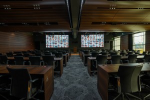 Sound Image transforms conference centre for Edwards Lifesciences with Christie