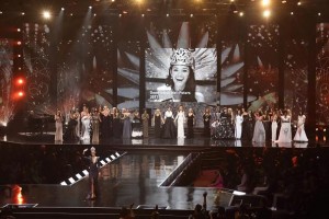 Miss South Africa show illuminated by Robe